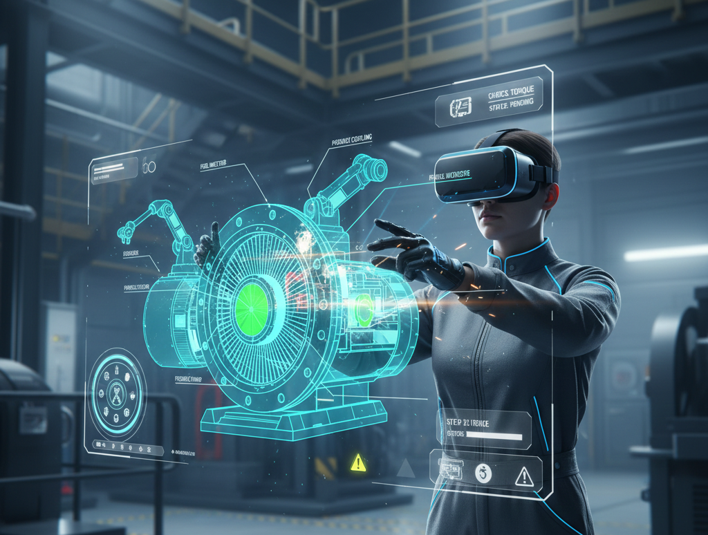 VR for Equipment Handling and Maintenance Training