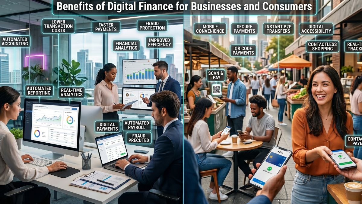 Benefits of Digital Finance for Businesses and Consumers